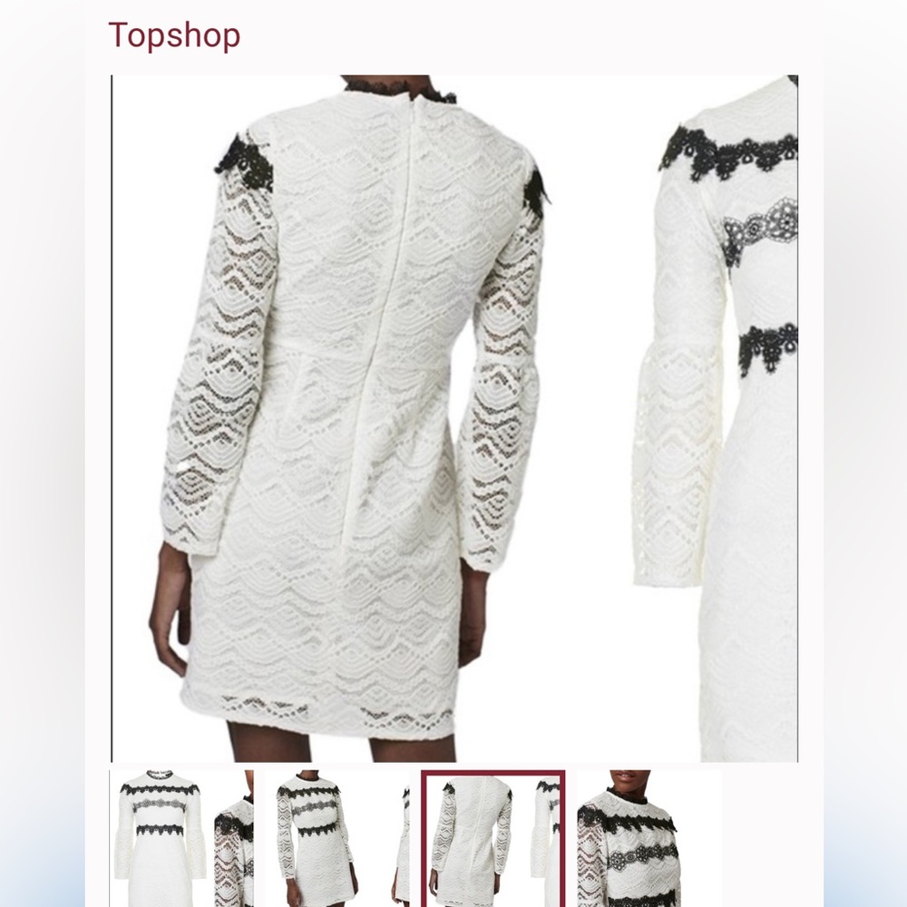 TOPSHOP lace dress just perfect Russian Doll - Picture 14 of 14